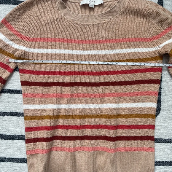 Loft petite horizontal striped sweater - Picture 5 of 11